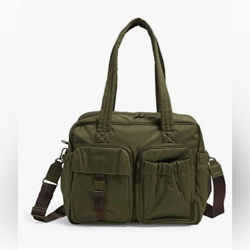 Verabradley Womens Cotton Utility Oversized Travel Tote Travel Bag